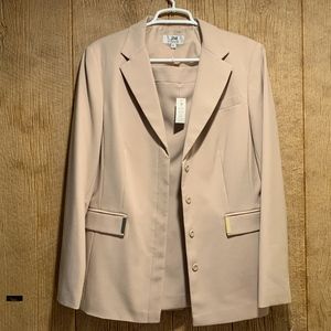 JM John Meyer 2-pc Skirt Suit BEIGE TAUPE Size 10